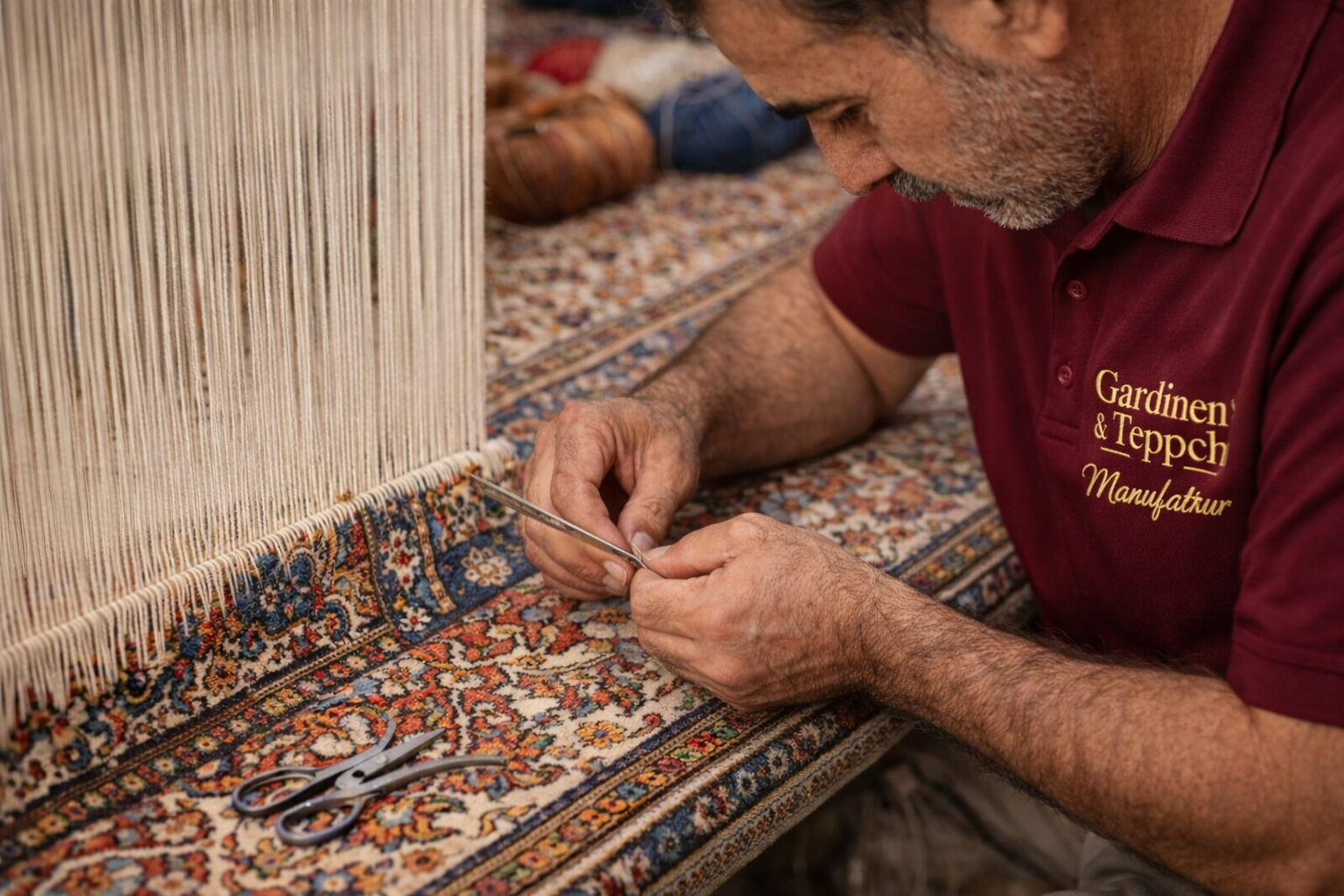 Teppichauswahl in der Manufaktur Kaufungen – handgeknüpfte Orientteppiche, Seidenteppiche und Sammlerstücke